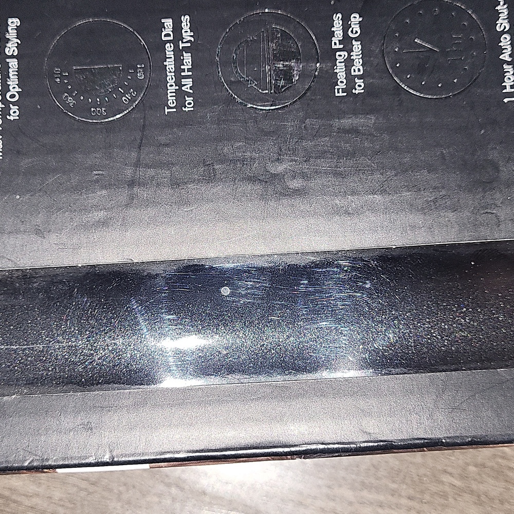 CHI Tourmaline Ceramic Hairstyling Iron - Black New - Picture 2 of 3